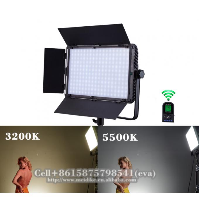 Il video studio bianco freddo di 5500K LED accende 7000LM a pile 95CRI 1