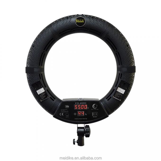 lampada ad anello vivo 18 pollici make-up led cerchio anello luce con treppiede stand kit di controllo remoto FE-480II 1